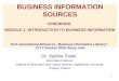Business Information Sources 1