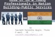 Role of CAs & Young Professionals in Nation Building-Public Service