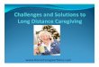 Challenges And Solutions To Long Distance Caregiving