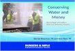 Conserving Water and Money
