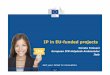 Proprietà intellettuale (IP) nei progetti finanziati dalla UE - Seminario Aster 21/10/14