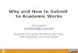 Why and How to Submit to Academic Works