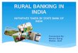 rural banking india: initiatives taken by sbi