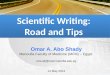 Scientific Writing: Road and Tips (Part 1)
