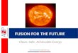 Fusion for the Future
