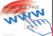 Basic web page designing