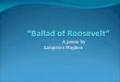 Ballad of Roosevelt