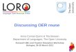 Discussing OER reuse