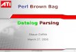 Perl Intro 3 Datalog Parsing