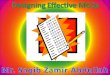 Designing Effective MCQs  Mr Saqib Zamir Abdullah
