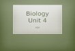 AQA Unit 4 A2 Biology