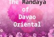 The mandaya of davao oriental