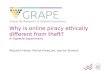 Why is online piracy ethically different from theft? A vignette experiment