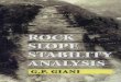 Rock Slope Stability Analysis, P Giani, 1992