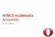 HTML5 Multimedia Accessibility