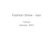 Fashion Show   Iran