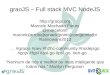graoJS - A full stack MVC NodeJS framework