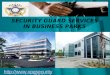 SECURITY GUARD SERVICES IN BUSINESS PARKS