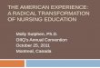 The American experience : a radical transformation of nursing education