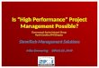 High Performance Project Management