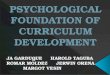 Psychological foundation of curriculum
