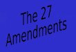 27 Amendments