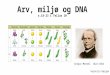 3 Arv, miljø og DNA, kap 1 i Tellus 10, Aschehoug