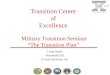 Veteran transition seminar (Phase 2: The Transition Plan)