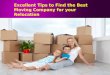 Excellent tips to find the best moving company for your relocation
