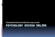 Psychology review online