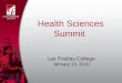 Las Positas College Health Sciences Summit Presentation