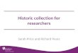 Historical Collections for Researchers