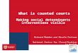 Richard Madden & Nicola Fortune, USYD: What is Counted Counts – Making Social Determinants   Interventions Visible