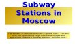 amazing subway in Moscow