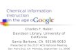 Chemical information instruction in the age of Google(TM)