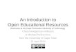 Introduction to Contributing to OER