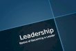 Leadership Presentation Part 1