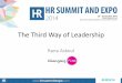 The Third Way of Leadership – Creating the Workplace of the Future