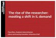 The rise of the researcher: meeting a shift in IL demand - Fiona Ware
