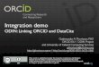 Thorisson orcid outreach meeting
