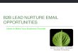 B2B Lead Nurture Email Opportunities