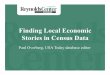 Finding Local Economic Stories in Census Data