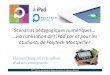 Projet iPad Polytech Montpellier - Assises reseau polytech 2014