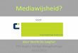 mediawijsheid, social media & ethiek voor 6e middelbaar