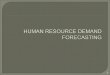 HUMAN RESOURCE DEMAND FORECASTING-PPT