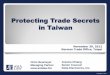 Trade Secret Protection in Taiwan