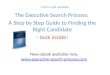 The executive search process ebook helps you find candidates