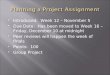 Planning a Project Assignment Presentation 2040