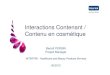 Interactions contenant / contenu - Intertek France