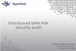 Distributed WPA PSK security audit